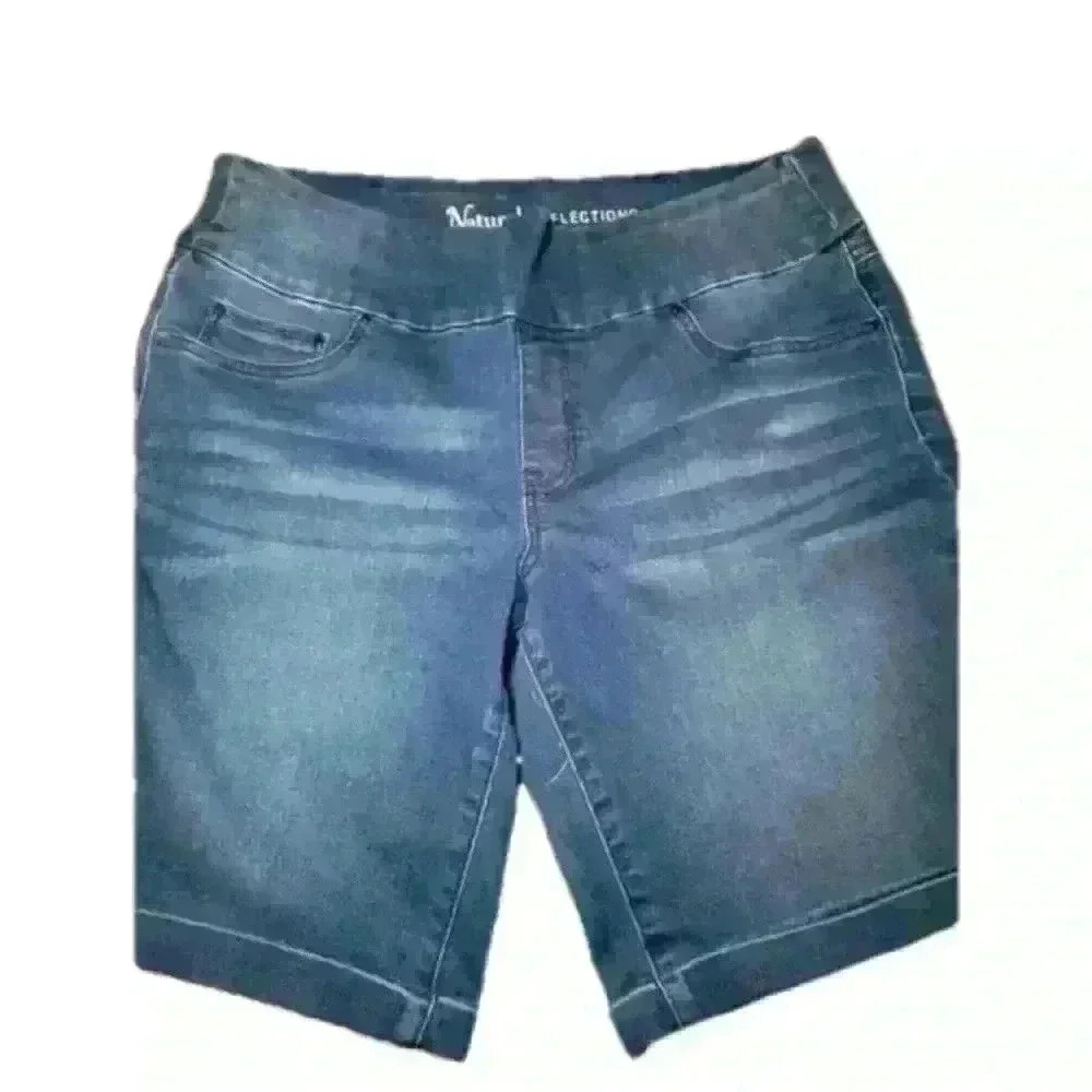 Natural reflections stretchy Bermuda shorts sz 12 Womans